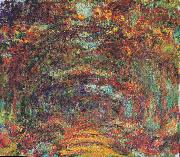 The rose way in Giverny, Claude Monet